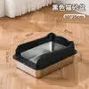Caja de Arena para Gatos LOGO Personalización Metal Plástico Extra Grande Semicerrada Anti-Rastreo Fábrica Muestra Gratuita Personalización