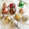 Bola de Cristal Colorida de 8CM con Purpurina, Bola Colgante para Decoración de Árbol de Navidad, Adorno de Bola Hueca, Decoración Festiva