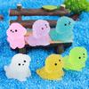 Resina Artificial Mini Luminoso Pequeno Animal DIY Brinquedo de Desenho Animado Ornamento Micro Paisagem Presente Surpresa para Crianças