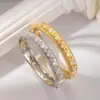 Pulsera de circonio completo más vendida estilo palacio, pulsera caleidoscopio creativa y moderna