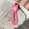 Lanyard Corto para Teléfono con Diseño Creativo Lindo de Dibujos Animados, Llavero de Memoria USB, Correa Antiperdida para Teléfono, Correa de Anillo para Dedo