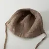 Gorros Infantiles Coreanos Qiunan Invierno Nueva Moda Lindos Tejidos A Prueba de Viento Cálidos Chal Gorro para Bebé Venta al por Mayor