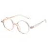 Nuevo marco redondo pequeño retro anti-luz azul marco de gafas liso TR90 gafas para miopía leve liso para hombres y mujeres