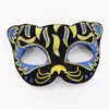 Máscara Pintada de Gato Nueva Transfronteriza Fiesta Navideña Halloween Carnaval Pascua Mascarada Máscara de Gato