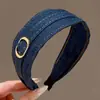 Diadema de estilo coreano, ligera, ancha, de color liso para mujer, que ofrece un look sofisticado y elegante, con un diseño que realza la altura en la coronilla, presentando un estilo retro, chic y moderno