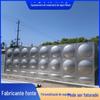 Fornecimento direto da fábrica 304 tanque de água combinado de aço inoxidável fogo grande capacidade quadrado montado equipamento de abastecimento de água produção e processamento