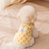 Ropa para Perros Otoño e Invierno Cuadros Polar de Tracción Gato Ropa de Dos Piernas Pequeños y Medianos Teddy Ragdoll Ropa para Mascotas