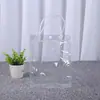 Bolsa de Embalagem para Presente Portátil de PVC Não Importado para Artigos de Higiene Pessoal, Cuidados com o Cabelo e Cosméticos, PVC Tridimensional à Prova d'Água de Grau Alimentício