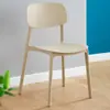 Cadeira com Encosto para Sala de Estar Doméstica Cadeira de Plástico Móveis Doce Nórdico Cadeira Simples Estudo Sala de Estar Sala de Jantar Ocidental Banco