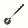 Cuchara Retro Imitación Nogal Cubiertos Occidentales Cepillados Acero Inoxidable Cabeza Redonda Cuchara Sopera Hogar Cuchara de Mesa Japonesa Venta al por Mayor