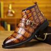 Botas Martin casuais de negócios direto da fábrica, moda masculina de comércio exterior, Joker, sapatos de couro plus size, tamanho 39-48, tamanho S