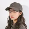 Gorra de Béisbol Rígida con Letras para Mujer de Primavera y Verano con Bordado 3D, Sombrero de Sol Versátil de Ala Ancha que Hace que el Rostro Parezca Más Pequeño