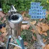 Cabezal de bomba manual de pozo de acero inoxidable, extractor de agua operado a mano, bomba de agua para cabeza de pozo, bomba de pozo presurizada tradicional