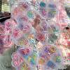 Mini cabeza de princesa en caja pinza pequeña de agarre flequillo pinza frente horquilla rota banda de goma para niños no lastima anillo para el pulgar venta al por mayor
