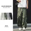 Pantalones de trabajo casuales de verano 2025 para hombre, lavados, de estilo americano, funcionales, modernos, de marca, corte holgado, versátiles, suministro transfronterizo