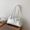 Nuevo Bolso de Axila Estilo Coreano de Otoño Temprano Bolso Nube Acolchado de Alta Gama Bolso de Mano Cruzado Versátil de Nicho a la Moda