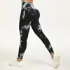 Europeu e americano quente venda sem costura quadril lifting fitness calças barriga contraindo cintura alta apertado pêssego quadril calças de ioga