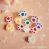 Parche de Pie de Arcilla Suave Lindo Pulsera DIY Cuentas Sueltas Funda de Teléfono Móvil Joyería de Belleza Accesorios Creativo