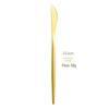 304 faca de aço inoxidável, garfo e colher terno engrossado faca de bife ocidental e garfo golden stainless steel spoon sobremesa colher de celebridade Internet celebridade