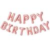 Letras de Feliz Cumpleaños de 16 pulgadas Globo de Feliz Cumpleaños Decoración de Fiesta de Primer Año Globo de Película de Aluminio