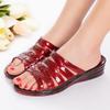 Chinelo Antiderrapante Cristal Princesa Transparente de Salto Médio para Banheiro Feminino, Banho, Uso Doméstico, Sandálias Antiderrapantes de Sola Grossa para Adultos