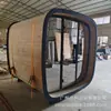 Venda Direta de Fábrica Quarto de Sauna em Barril para Hotel B&B Exterior Pode Ser Pintado Madeira de Abeto Cedro Vermelho Madeira Finlandesa