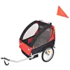 Reboque Outdoor para Ciclismo Pai-Filho Bicicleta de Montanha Reboque Infantil Montado na Traseira Balde Reboque para Animais de Estimação Gato e Cachorro Carrinho de Empurrar/Puxar