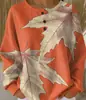 Sudadera tipo polo de punto gofrado para mujer Amazon 2026, tres botones, cuello alto, nuevo vintage, estampado digital 3D