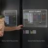 Adesivo Magnético Acrílico Estéreo 3D Adesivo de Geladeira Quadro de Escrita Quadro de Mensagens Plano Anual, Mensal, Semanal Caderno Magnético Apagável