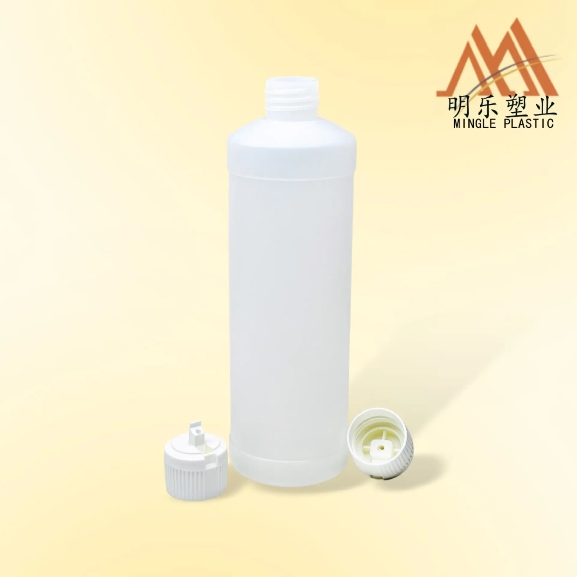 500ml标槽颜料PE瓶-06炮台盖