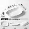 Pratos de Melamina Xiangyuan Pratos Comerciais Brancos Pratos para Pratos Frios Compartimento para Batatas Fritas e Carnes Crocantes Pratos de Lanche
