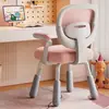 Silla de Estudio para Niños en Casa Ergonómica Soporte Lumbar Silla Cómoda para Estar Sentado Mucho Tiempo Altura Ajustable Silla de Escritorio para Computadora