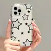 Diseño Sencillo y Dulce de Estrella Genial Adecuado para Funda de Teléfono iPhone 17 Pro Max, Resistente a Golpes para iPhone 16, 11/13, Apple 14 Pro, Exportación