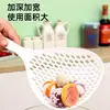 Cuchara coladora de grado alimenticio para cocinar fideos, ampliada y alargada para sacar dumplings, escurrir agua y filtrar; cuchara coladora grande para uso en la cocina