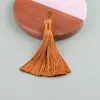 Anillo de Tirar de 8 cm Retro Gordo Corto Borla Vertical Colgante DIY Nudo Chino Hecho a Mano Material para Marcapáginas Accesorios de Joyería