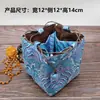 Bolsas Pequeñas Cuadradas de Tela al por Mayor para Fabricantes, Bolsas Pequeñas de Doble Capa con Cuatro Bolsillos para Almacenamiento de Tazas de Té Pequeñas, Bolsas de Regalo para Empaque de Joyería y Bolsas para Manualidades