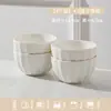 Juego de Cuenco de Arroz Cerámico Blanco Minimalista de Gama Alta con Esmalte Bajo para Uso Doméstico, Nuevo Modelo 2026 Juego de Cuencos y Platos, Juego de Vajilla