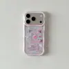 Cubierta de Lente de Cruz de Diamante Brillante Adecuada para iPhone 17 Pro Max Colgante 16/15 Pro Funda de Teléfono Apple 15 17