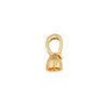 Accesorios de Perlas de Cobre Chapado en Oro de 18K Broche Final para Joyería DIY Accesorios para Collares y Pulseras Broche Universal Broche de Alta Retención de Color Lujo Ligero