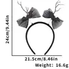 Diadema Divertida de Dibujos Animados para Halloween Accesorios para el Cabello Decoraciones para Fiesta Temática del Festival de Fantasmas Diadema de Murciélago Araña Hebilla para la Cabeza