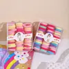 Faixa de Cabelo de Pelúcia com Elástico para Bebê Faixa de Cabeça Mola e Verão Meninas Anel de Polegar Fofo Não Machuca o Cabelo do Bebê Acessório de Cabeça Altamente Elástico