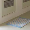Bestseller transfronterizo: alfombra de flocking a rayas simple para sala de estar, sofá, baño y inodoro, tapete absorbente para piso