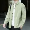 Camisa de manga larga para hombre, chaqueta de trabajo para primavera y otoño, nueva tendencia 2026 ins protección solar top casual