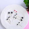 Yunfengyun Maple suministro directo de fábrica lindo ojo letrero Bento mini tenedor de fruta caricatura letrero de fruta para niños