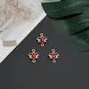 Galvanoplastia Eletroforética Liga Vintage Estilo Corte Pingente de Colar Strass Material Artesanal Acessório