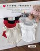 Nuevo chaleco de tirantes con volantes y cuello cuadrado de manga corta de verano para mujer, adelgazante, se puede usar con almohadilla en el pecho, versátil, espalda hermosa