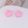 Dulces y Versátiles Color Puro Calado Flor de Cinco Pétalos Accesorios Pasador DIY Funda de Teléfono Celular Agujero Zapato Joyería Accesorios Venta al por Mayor