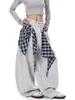 Pantalones jogger casuales de otoño holgados estilo americano ins-style coreanos de moda para mujer, con caída, esenciales para bailar, pantalones tipo guadaña para danza jazz