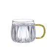 Jarra de agua fría de vidrio, una opción elegante y lujosa para uso doméstico, es un juego de recipientes de agua resistente al calor con gran capacidad, perfecto para preparar té, y cuenta con un diseño atractivo.