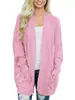 Chaqueta de Punto Casual de Longitud Media Transfronteriza Europea y Americana Suéter Amazon para Mujer Comercio Exterior Otoño e Invierno Holgada Moda
